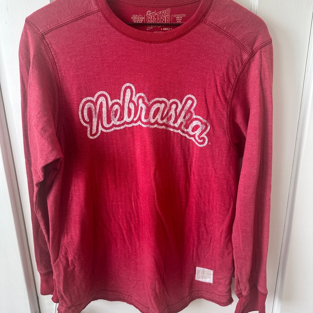 Nebraska retro brand crewneck